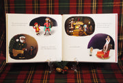 Sample pages from Santa Like Me, depicting four unique visions of Santa from different children.